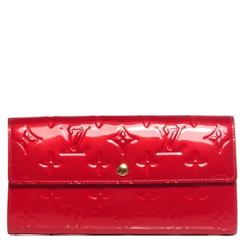 louis vuitton vernis sarah wallet pomme d& 39